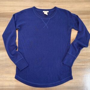Sweet Romeo Royal Blue Knit Top